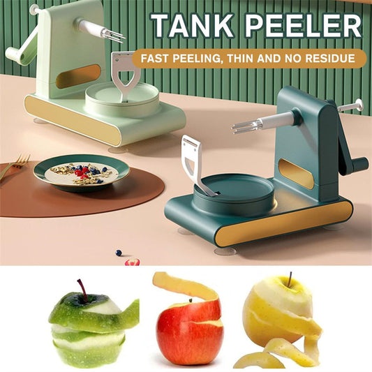 Premium Hand-Cranked Multifunctional Kitchen Peeler Machine with Fruit Corer and Slicer Tools